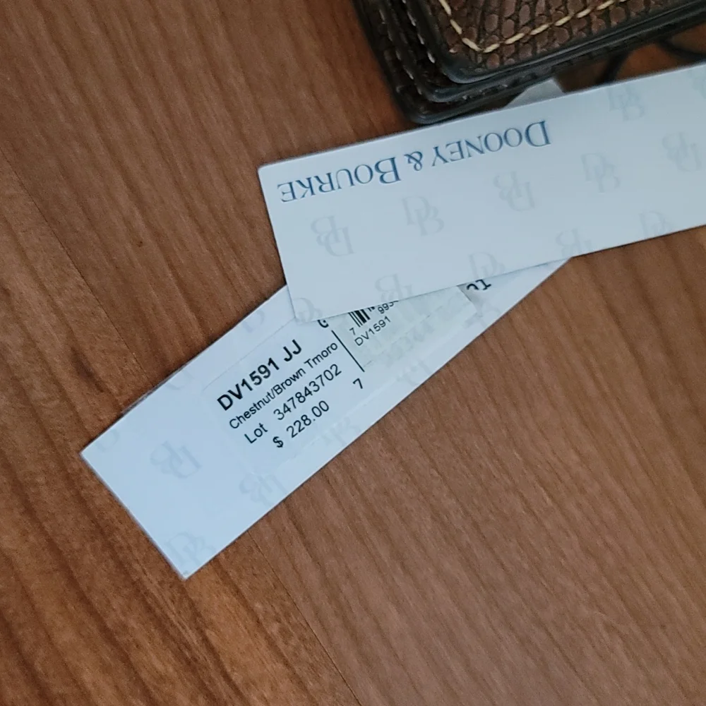 DOONEY & BOURKE Gingy Embossed Leather Crossbody Bag - Picture 9 of 12